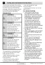 Preview for 4 page of Beko RFNE350L23W User Manual