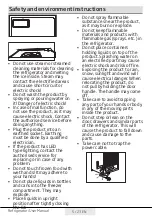 Preview for 5 page of Beko RFNE350L23W User Manual