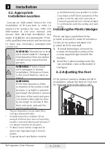 Preview for 9 page of Beko RFNE350L23W User Manual