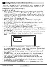 Preview for 5 page of Beko RFNK290E23S User Manual