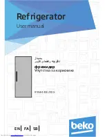 Preview for 1 page of Beko RSNE445E23DX User Manual