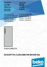 Preview for 1 page of Beko RSSA290M21W Instructions Of Use