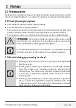 Preview for 61 page of Beko STM 6120 W User Manual