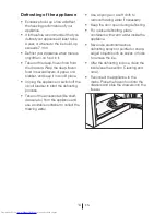 Preview for 15 page of Beko UF483APW Manual