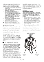 Preview for 11 page of Beko vm 8120 w Installation & Operating Instructions And Washing Guidance