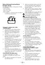 Preview for 15 page of Beko vm 8120 w Installation & Operating Instructions And Washing Guidance