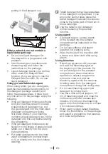 Preview for 16 page of Beko vm 8120 w Installation & Operating Instructions And Washing Guidance