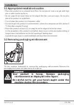 Preview for 19 page of Beko WDC7523002W User Manual