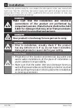 Preview for 18 page of Beko WDX 8543130W User Manual