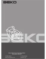 Preview for 40 page of Beko WM 6103 W Installation & Operating Instructions Manual