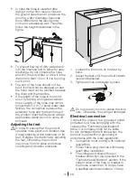 Preview for 10 page of Beko WM 6111 W Installation & Operating Instructions And Washing Guidance