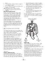 Preview for 11 page of Beko WM 6111 W Installation & Operating Instructions And Washing Guidance