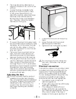 Preview for 10 page of Beko WM 8063 CW Installation & Operating Instructions And Washing Guidance