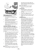 Preview for 16 page of Beko WM 8063 CW Installation & Operating Instructions And Washing Guidance