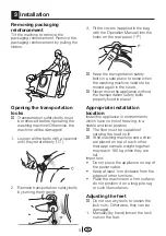 Preview for 9 page of Beko WMA 747 S Installation & Operating Instructions Manual