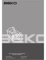 Preview for 36 page of Beko WMC61 Installation & Operation Manual