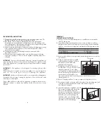 Preview for 4 page of Beko ZA 630 Installation, Operating & Food Storage Instructions