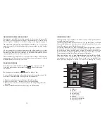 Preview for 7 page of Beko ZA 630 Installation, Operating & Food Storage Instructions