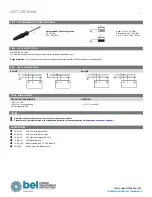 Preview for 4 page of BEL LDC120 Series Installation Instruction