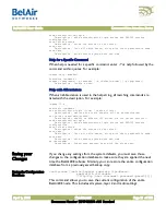 Preview for 21 page of Belair 20E User Manual