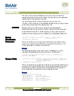 Preview for 50 page of Belair 20E User Manual