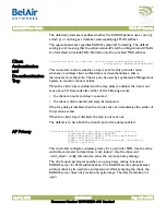 Preview for 107 page of Belair 20E User Manual