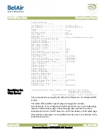 Preview for 158 page of Belair 20E User Manual