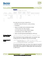 Preview for 166 page of Belair 20E User Manual