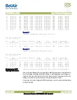 Preview for 188 page of Belair 20E User Manual