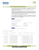 Preview for 189 page of Belair 20E User Manual