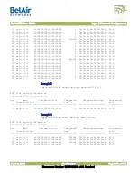 Preview for 190 page of Belair 20E User Manual