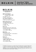 Preview for 43 page of Belkin F1DA208Z User Manual