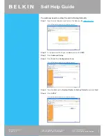 Preview for 3 page of Belkin F1PI242EGAU Self Help Manual