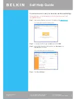 Preview for 4 page of Belkin F1PI242EGAU Self Help Manual