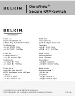 Preview for 18 page of Belkin OmniView Secure F1DN102Uea Quick Installation Manual