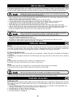 Preview for 97 page of Belle Group PCX 350 Operator'S Manual