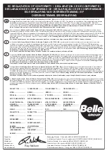 Preview for 2 page of Belle Group VIBRATRONIC Operator'S Manual