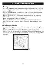 Preview for 29 page of Belling BDO9608BK Instruction Manual