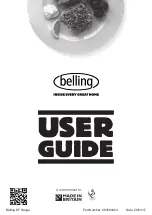 Preview for 1 page of Belling Cookcentre 110DFT User Manual