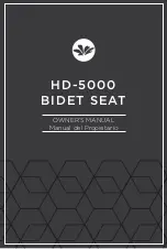 BEMIS bioBidet HD-5000 Owner'S Manual preview