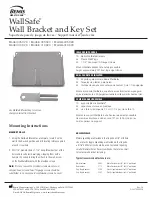 Preview for 1 page of BEMIS WallSafe 405 020 Mounting Instructions