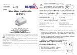 BEMKO B52-SES73WH Instructions Manual preview