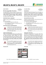 Preview for 1 page of Bender MLS470 Manual