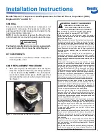 Preview for 1 page of BENDIX BA-921 COMPRESSOR-STD-CLOSED ROOM Installation Instructions