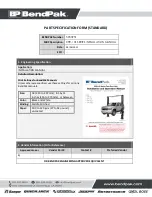 Preview for 35 page of BendPak 5175193 Service Manual