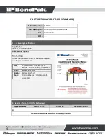 Preview for 25 page of BendPak 5175860 Service Manual