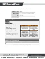 Preview for 28 page of BendPak 5175993 Service Manual