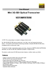 Beneston VCF-HMF01TXRX User Manual preview