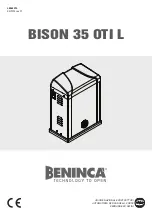 Preview for 1 page of Beninca BISON 35 OTI L Manual