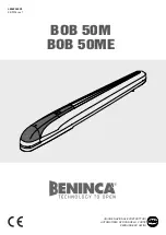 Beninca BOB Manual preview